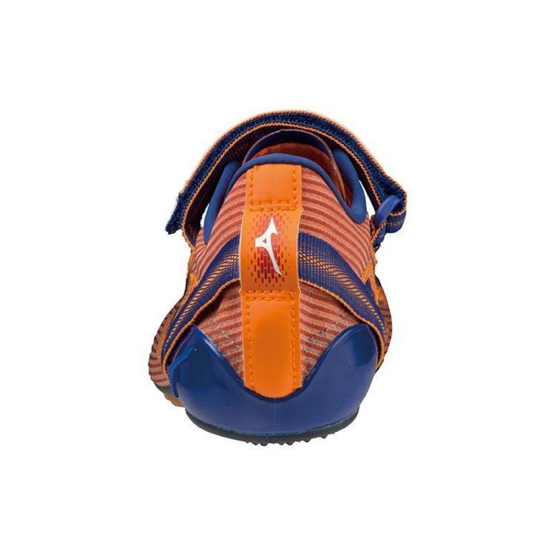 Mizuno Elite 2 Unisex Sprint Running Shoes Orange Blue U1GA220166