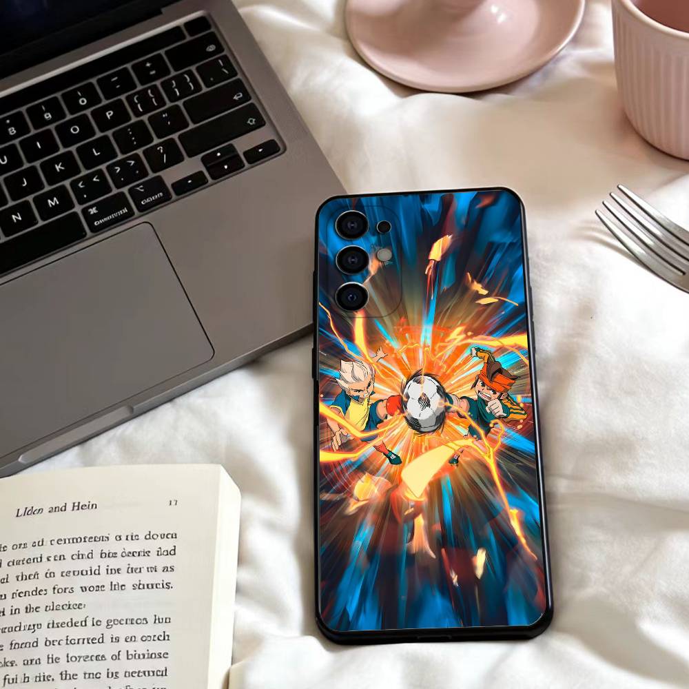 Чехол для телефона I-Inazuma Anime Eleven для Samsung S25,24,23,22,30,21,10,9,Ultra,Plus,Lite,FE,4,5 G Мягкий Черный Чехол