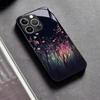 Night Sky Flowers For iPhone 12 13 14 15 16 17 Plus Pro Max Anti-Drop Smooth Touch Protective Shockproof Cellphone Cover