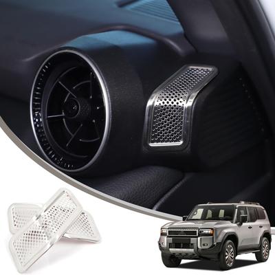 METYOUCAR Toyota Land Cruiser 250 Дефлектор кондиционера Пылезащитный Двусторонний Дефлектор кондиционера Нержавеющая сталь Клей Легкий Интерьерный Индивидуальный Автомобильный Набор