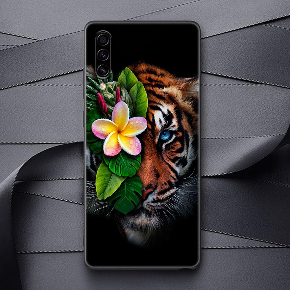 Animal Cute Tiger Anime Cartoon Phone Case For Samsung Galaxy A90 A80 A70 A70S A60 A50 A40 A30 A30S A20S A20E A10 A10E 5G Cover