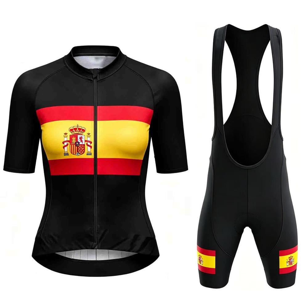 Spain Ropa De Ciclismo Short Sleeve MTB Cycling Shirts Shorts Men Maillot Ciclismo Summer Breathable Cycling Suit Set 2026