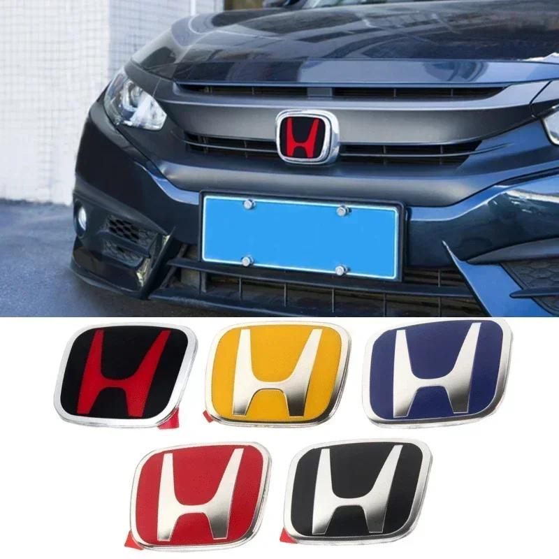 PLXI9 Car Front Hood Rear Trunk Emblem Cover Stickers for Honda Civic Accord 10th City Odyssey 8th HRV CRV Pilot Fit Jazz Inspire CRZ