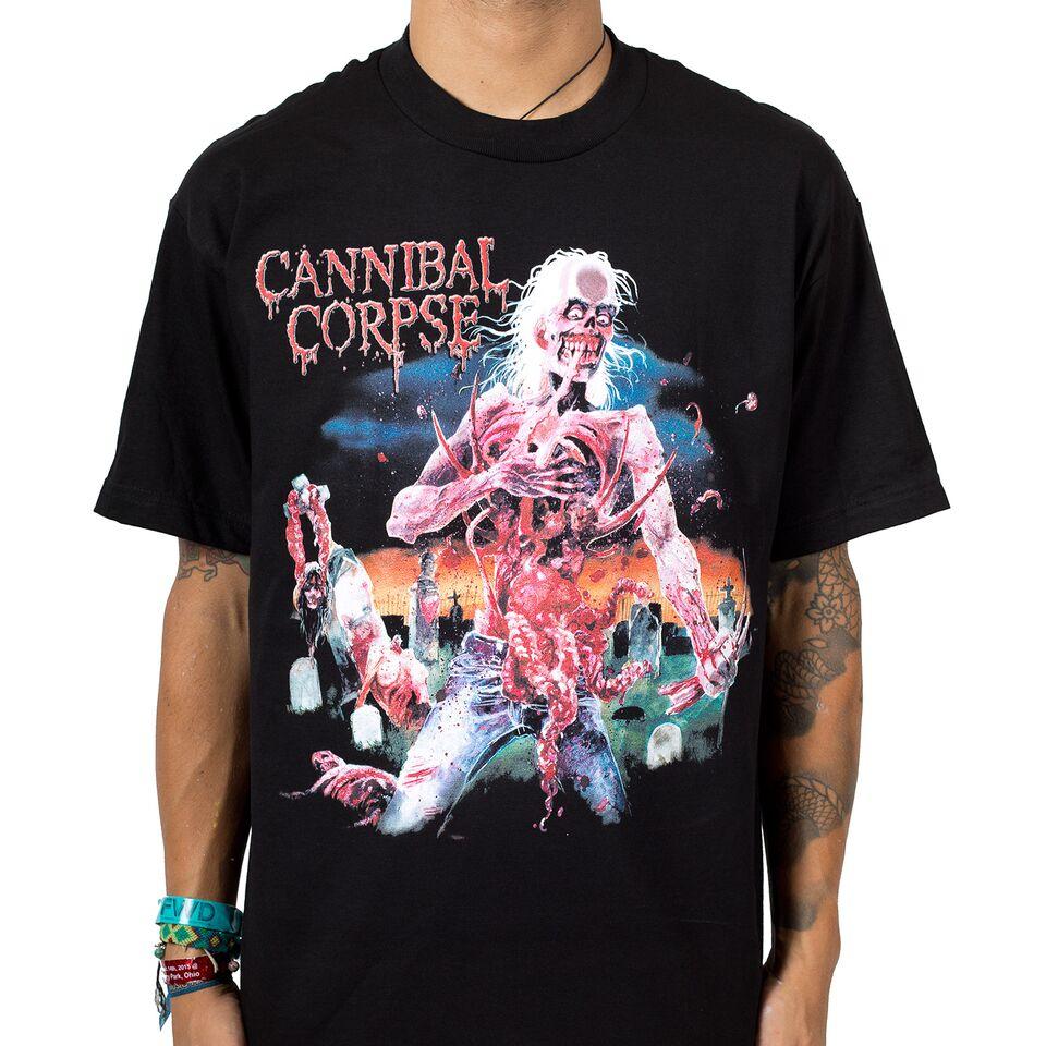 Хлопковая футболка унисекс с графическим принтом Cannibal Corpse, летняя, с коротким рукавом, модный бренд, роскошная, повседневная, винтажная, ретро, топ