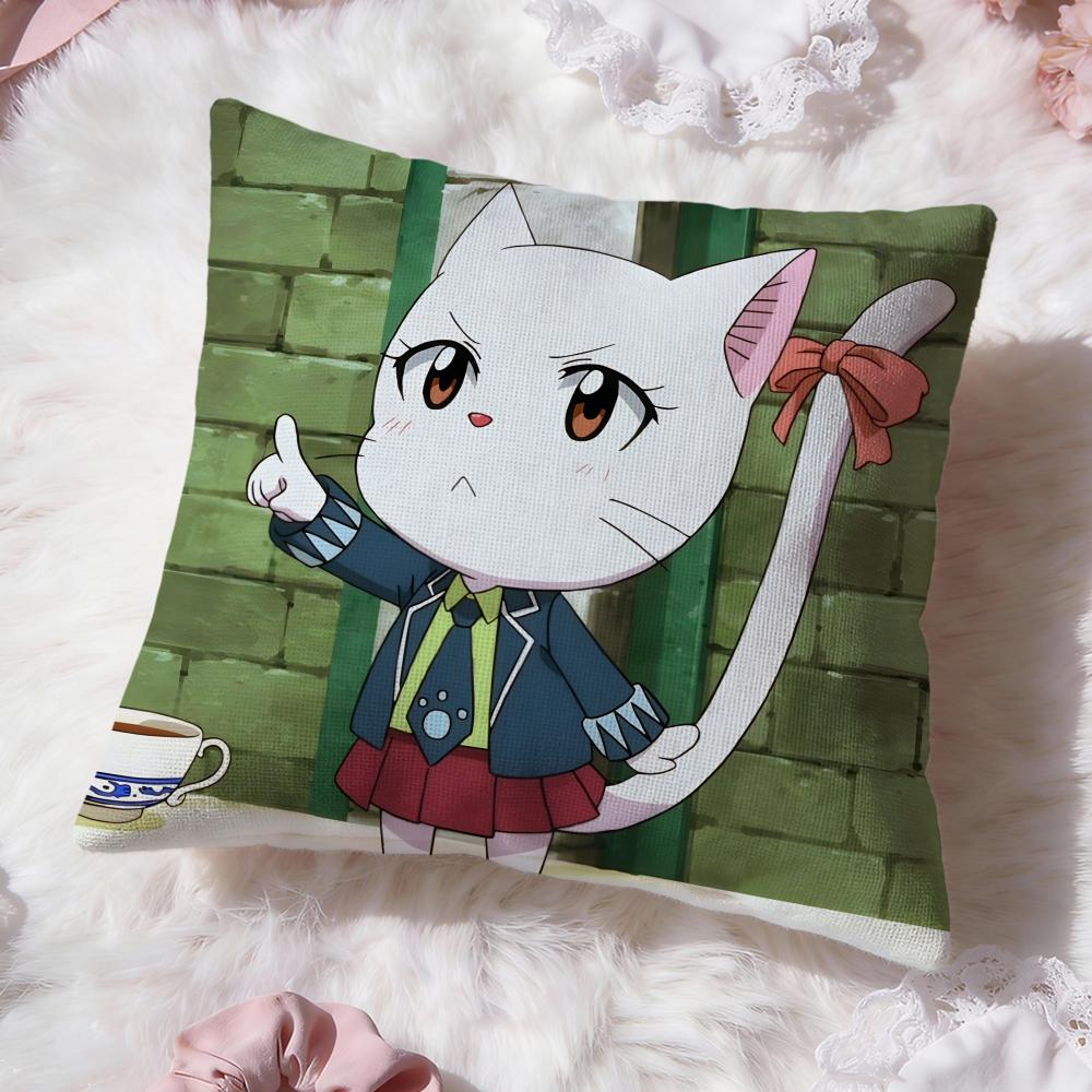 F-FAIRY TAIL аниме Наволочка Премиум Комфорт Двусторонняя Наволочка для Подушки - Дизайн "Два в Одном" для Любой Комнаты и Салона Автомобиля
