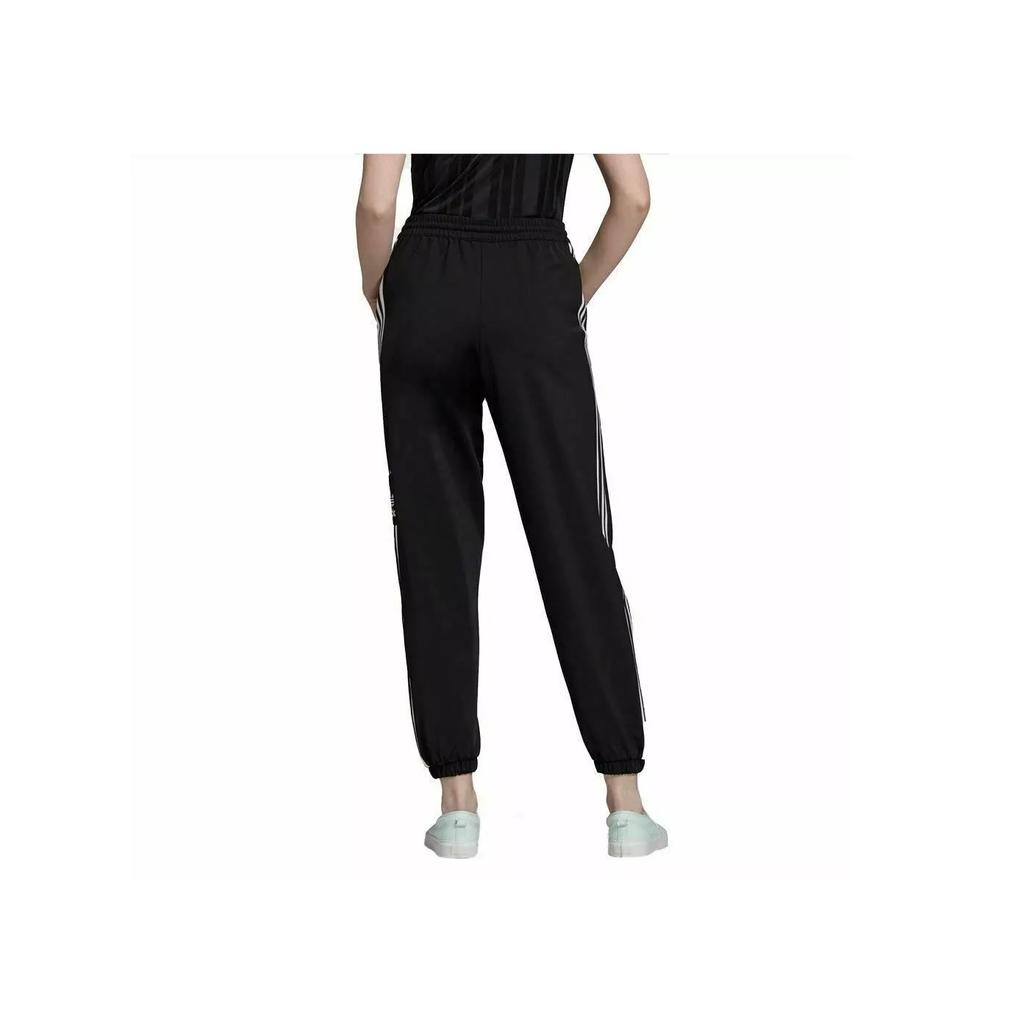 adidas Оригинальные удобные повседневные классические укороченные спортивные брюки в полоску женские брюки черные DU8188