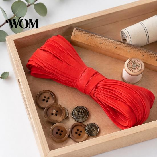 Polyester Sewing Ribbon Satin Bias Binding Tape, 10mm Wide, Durable Hemming Strip, Projects Accessory And Quilting Edge Finishing Ribbon, for Clothing