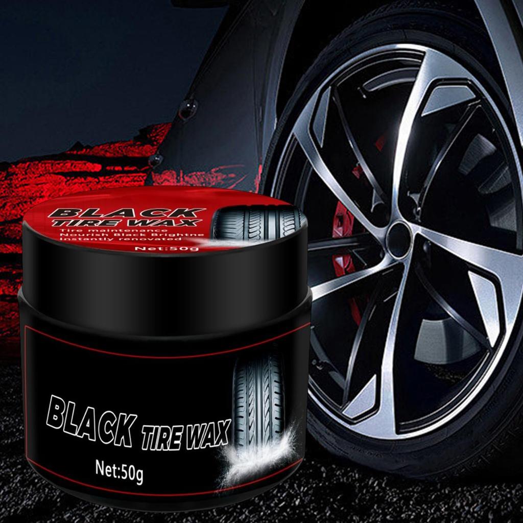 Car Tire - Tire Paste, High Gloss Black Tire Paste Type for Motorcycles, Cars, Trucks, RVs