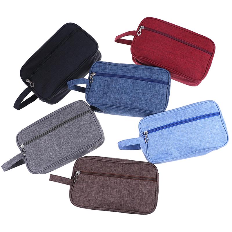 Women Men Cosmetic Canvas Case Makeup Bag Women Travel Waterproof Toilet Bags
