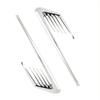 2pcs Chrome Car Side Fender Vent Euro Air Flow Decoration Sticker Accessories