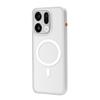 Чехол для OPPO Find X9 Find X9S Простой Для MagSafe Магнитное Кольцо 360° Матовый Прозрачный Акрил Ощущение Кожи Чехол для Телефона