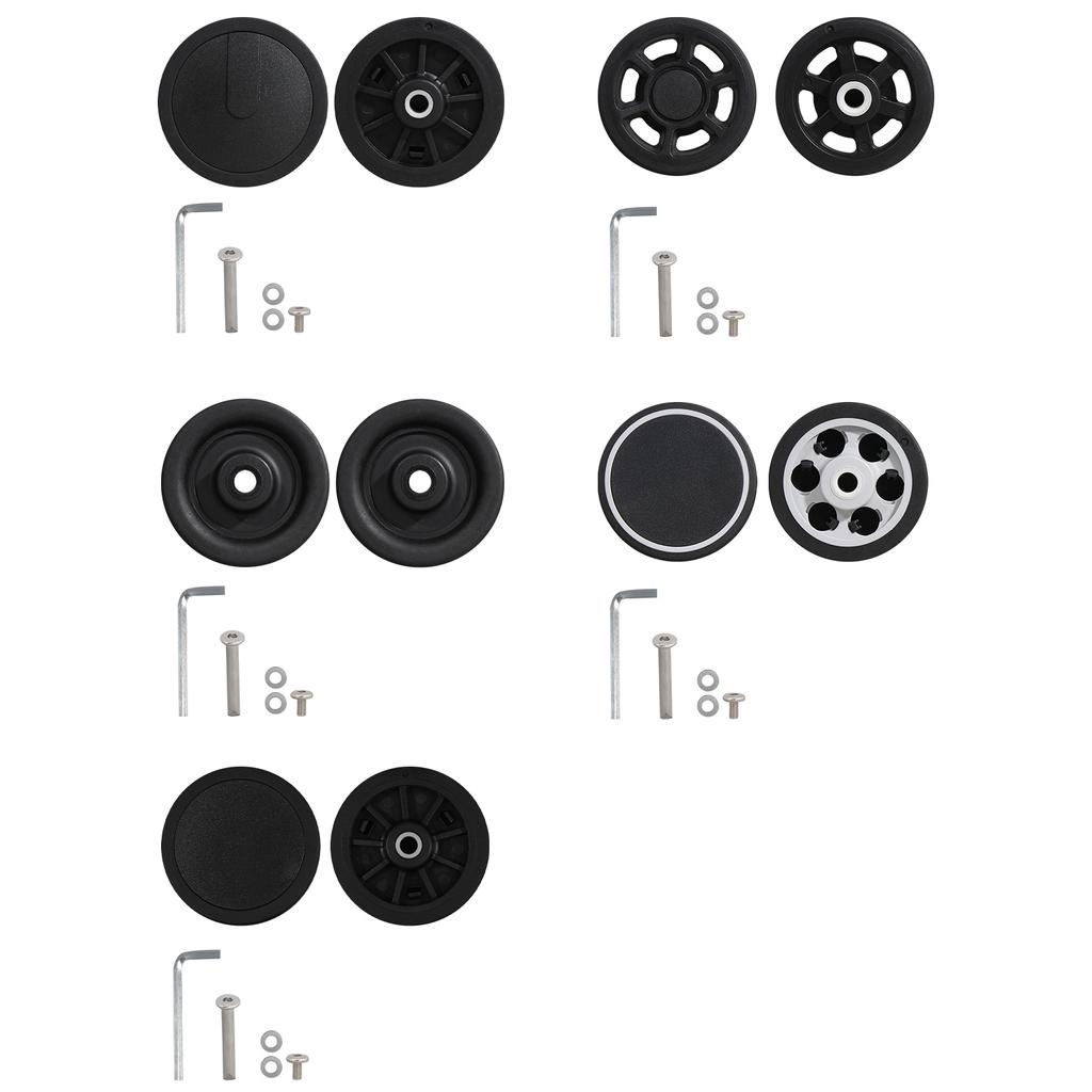 1 шт. практичные вращающиеся на 360 градусов колеса для чемоданов, сменные тихие роликовые аксессуары для чемоданов