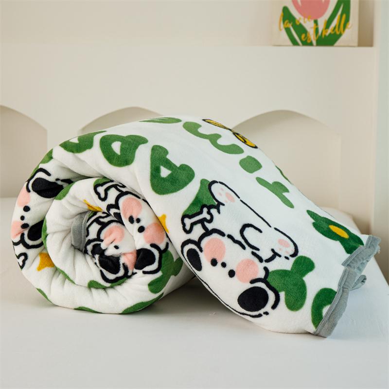 Толстое фланелевое одеяло с мультяшным рисунком, легкое теплое одеяло для сна, плед для дивана, уютный мягкий плюшевый плед на все сезоны, покрывало, простыня