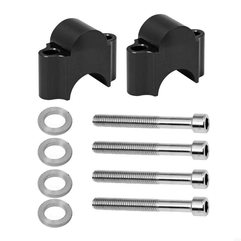 2025 Новый 1 пара Руль скутера мотоцикла Ручки Толстый руль Монтажные хомуты Подъемник Алюминий