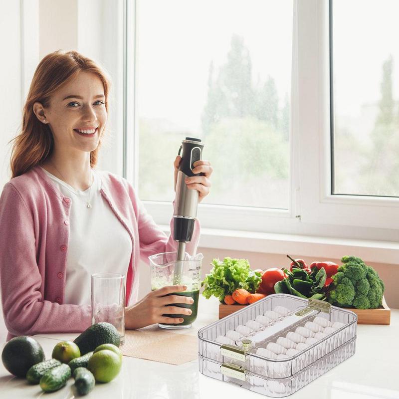 Коробка для заморозки пельменей Контейнеры для закусок Контейнеры для заморозки Органайзер для пельменей с пельменями