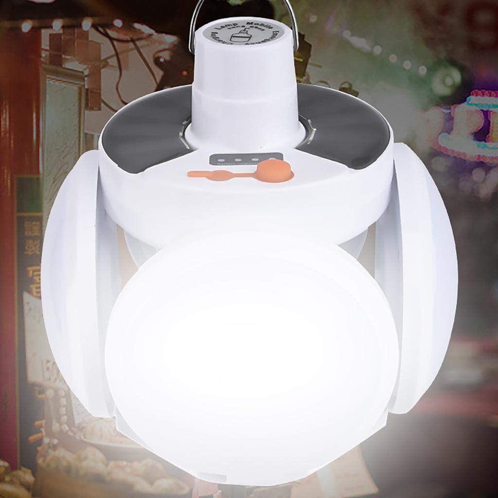 Солнечная лампа для кемпинга, ночная перезаряжаемая складная лампа для барбекю