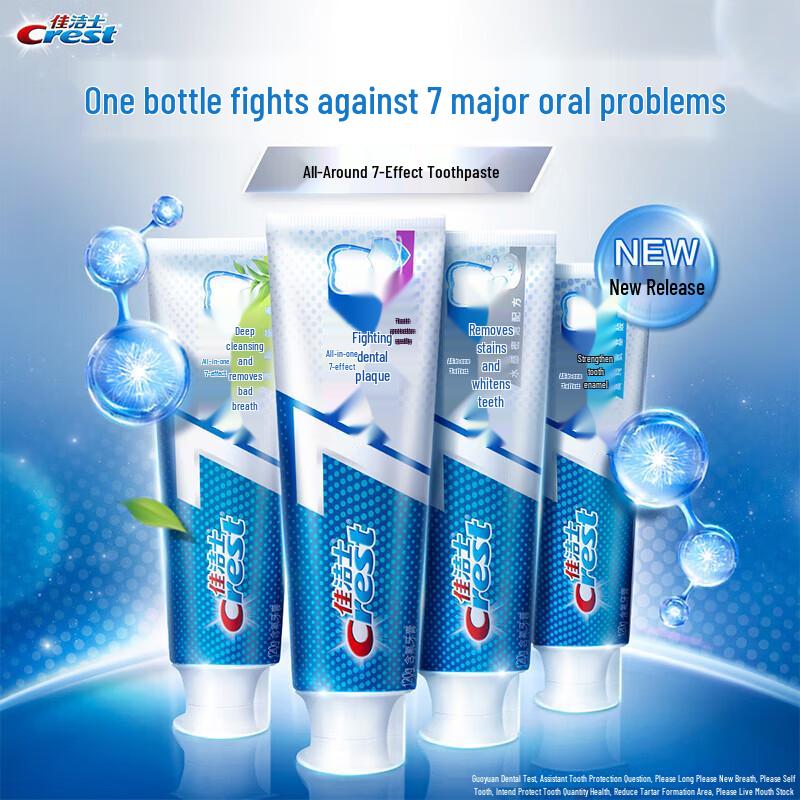 Crest Toothpaste Bundle: Kids Frozen & 7-Effect Anti-Plaque