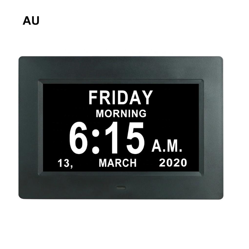 Electronic Desk With Clock Decoration LED For Elderly With Reminders Clock Led Alarm For Memory Loss Electronic