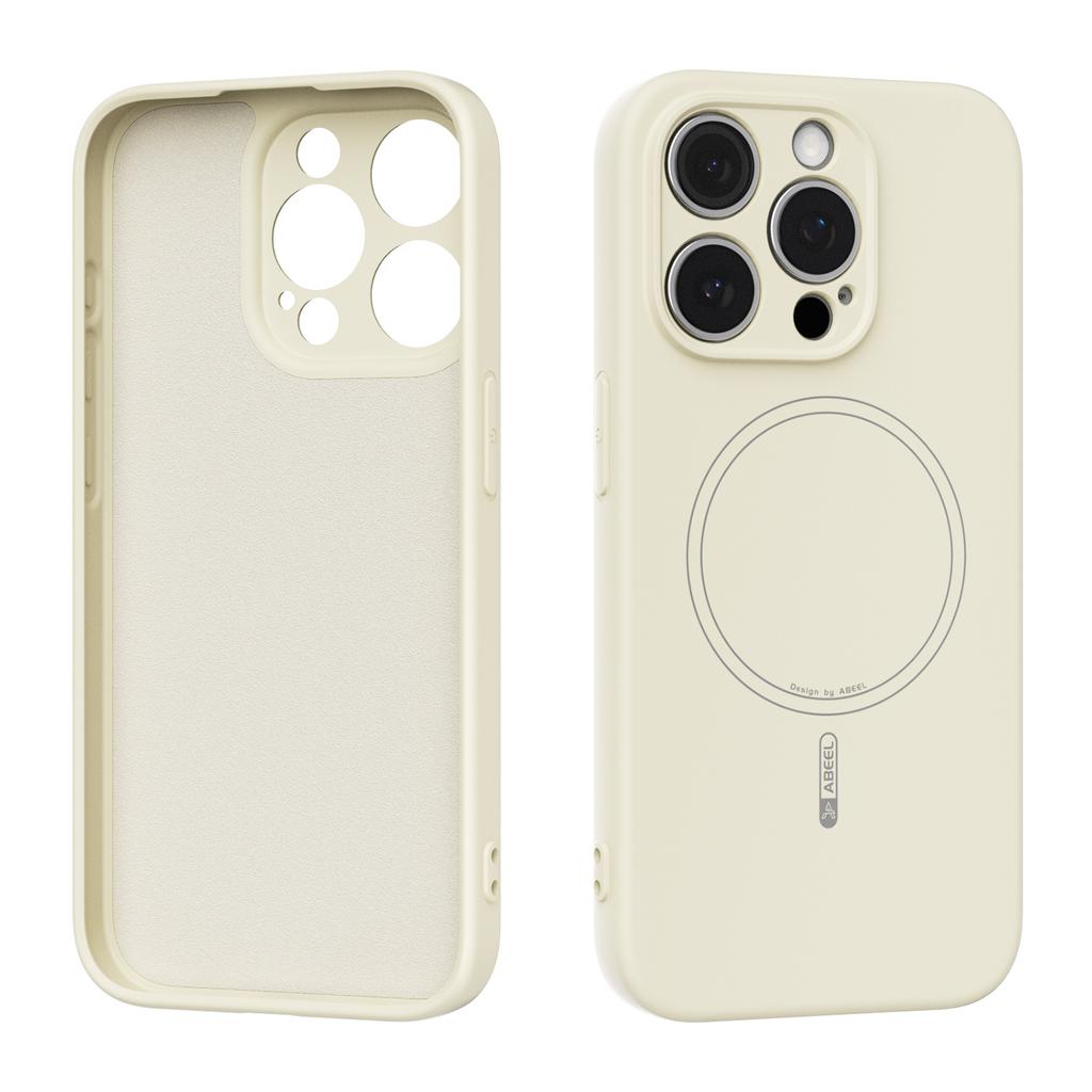 ABEEL For iPhone 14 Pro Case Compatible with MagSafe Skin Touch Liquid Silicone Phone Back Cover