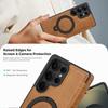 KEYSION Кожаный кошелек-книжка для Samsung Galaxy S25 S26 Ultra 5G S26+ S25 FE Слот для карт Магнитный 360-градусный держатель-кольцо Чехол для телефона