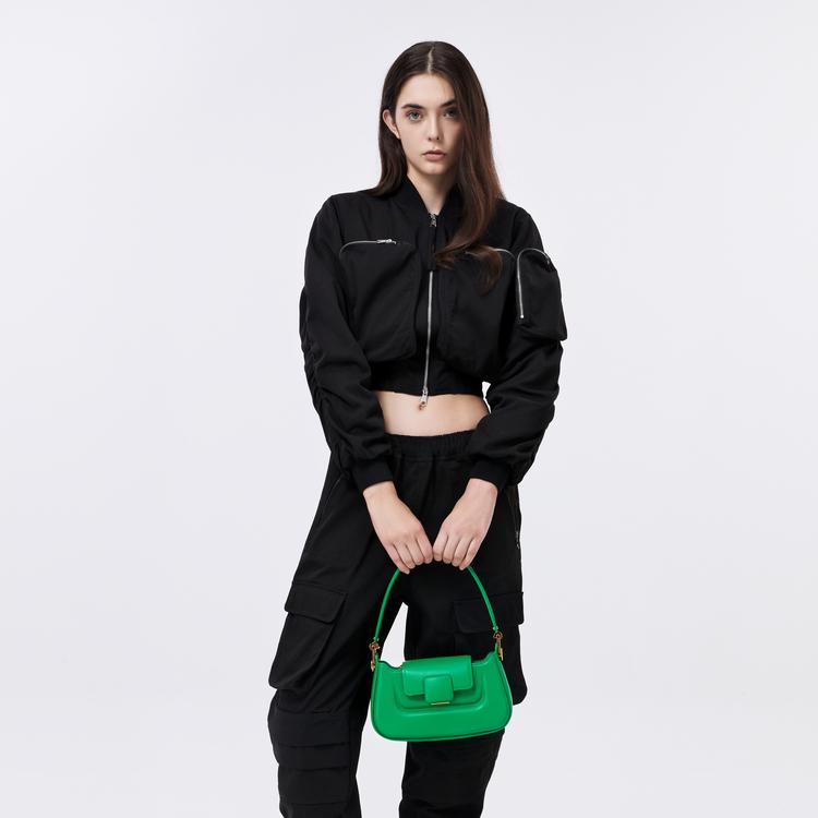 New CHARLES&KEITH PU Small Square Bag, Charles & Keith Bag, Crossbody Bag, Handbag Small Size Women's Multicolor CK2-50782198