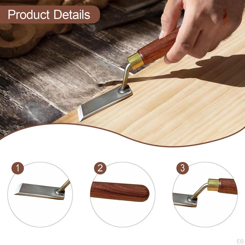 Деревянное долото Легкая сталь Скошенный край Плотник для начинающих Любители 1 см ширина