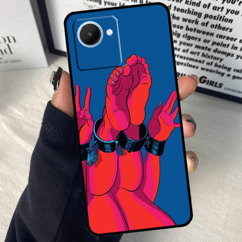 Сексуальный женский бикини чехол для Realme C75 C55 C71 C61 C53 C33 C63 C51 C65 C67 11 12 13 14 15 Pro Plus GT6 GT7 Pro