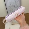 Portable Floral Pencil Case with Handle Pencil Holder  School Student Supplies