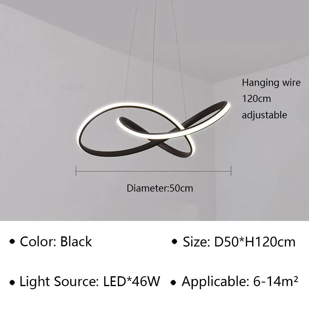 Nordic LED Pendant Light For Living Room Dining Room Hall Bedroom Hotel Hanging Lamp Indoor Home Decor Lighting Fixture Luster