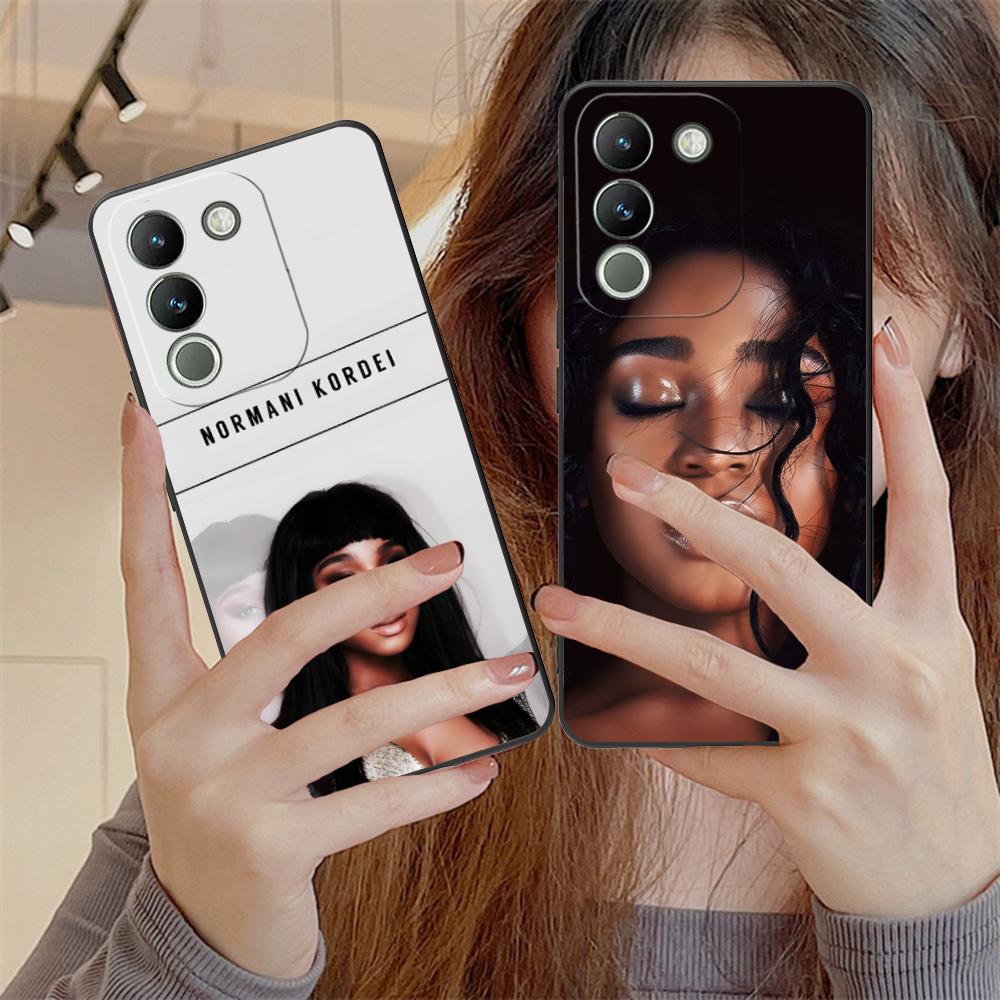 Матовый чехол для мобильного телефона из ТПУ Normani Kordei для VIVO V60 V50 V40 V30 V29 V27 V25 V23 Pro Lite 5G Цветная печать