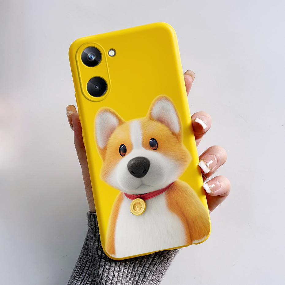 Чехол для телефона Oppo Realme 10 Pro+ Realme 10 Pro Plus 4G 5G Милый Панда Силиконовый Матовый Чехол Для Realme10 Pro+ Realme 10Pro+ Чехол