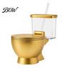 Toilet Shaped Snack Dish Ramen Bowl Set, Built-in Drink Cup And Straw Fun Game Night Tableware Design, Novelty Food Bowl, for Instant