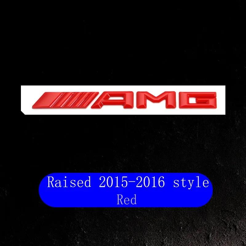 DHP3  New 2025 Hot AMG Logo Car Tail Trunk Auto Emblem Sticker Accessories For Mercedes Benz Brabus Smart Maybach W204 GLC CLA W205 W2