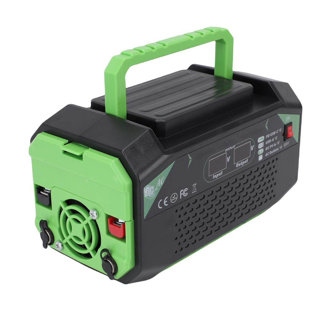 500W Car Inverter 12V To 110V Car Plug Adapter Outlet Converter with Display Screen 2 USB 2 Type C Ports 2 Fast
