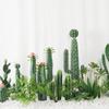 Реалистичный имитация кактуса Милые искусственные растения кактуса Искусственный кактус в горшке для офиса