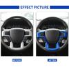 Blue Interior Steering Wheel Moulding Trim For 2015-2020 Ford F150 Accessories