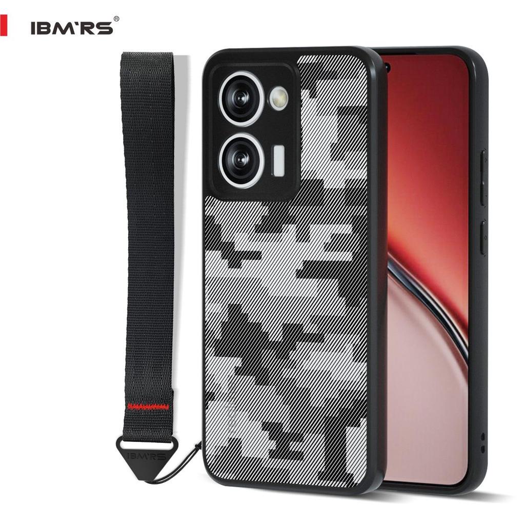 Камуфляжный чехол военного класса с ремешком для Realme P3 Ultra