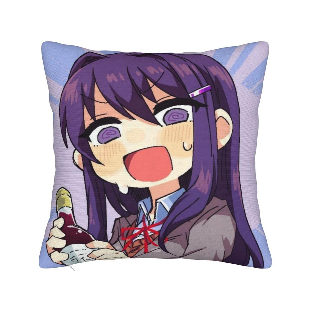 DDLC Аниме Девушка Y-Юри Наволочка Дизайн Подушки Кавайная Наволочка Для Офиса Машины Домашнего Декора