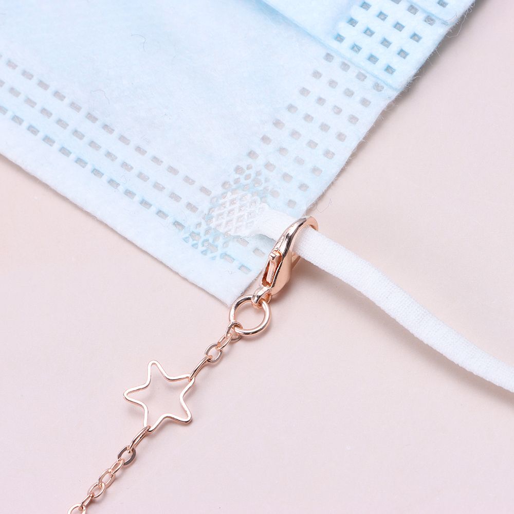 Cord Holder Anti-lost Star Moon Mask Lanyards Alloy Eyeglasses Chains Punk Jewelry Sunglasses Chain