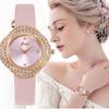 Модные унисекс-часы для отдыха, модные, с бриллиантовой инкрустацией, циферблат, новый стиль, женские кварцевые часы со стразами, наручные часы с ремешком