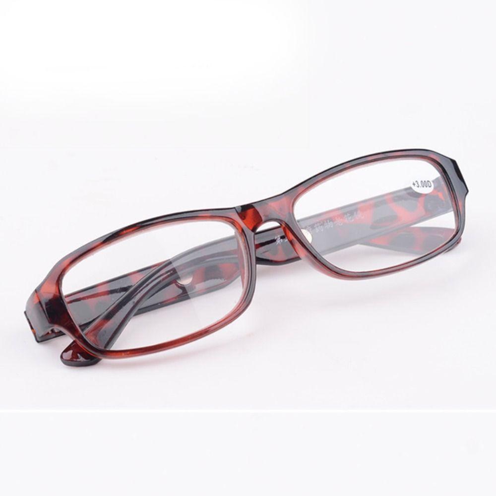 3 Pairs Strength: 1.0~6.0x Reading Glasses Plastic Presbyopia Eyeglasses Men and Women