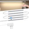 EU Power Supply LED Light Under Cabinet Light Bar Lamp Lumiere LED Closet Light 12V Hand Sweep Lights Motion Sensor Bedroom Kitchen Light