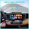 10.25" Для Toyota RAV4 4 XA40 5 XA50 2012-2018 GPS Навигация Android12 8 Ядер 8+128 ГБ CarPlay 4G 360 Камера Автомобильный Мультимедийный Плеер