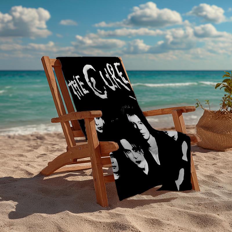 The Cure Rock Band Fashion Beach Towel: Ideal for Summer Adventures Soft, absorbent and quick drying suitable for swimming and bathing