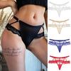 Women's Sexy Lace Thong Panties Women Transparent Mesh Thin Strap Underwear Seamless T-back See Through Bikini Underpants