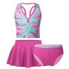 3Pcs/Set Girls Swimwear Tops Bottoms Skirt Baby Bikinis Kids Bathing Swim Suit Swimsuit Beachwear