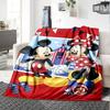 Mickey Minnie'S Adventure Flannel Blanket Super Soft Warm Cozy Blanket For Sofa Bed Office Travel Allseason Home Decor Gift