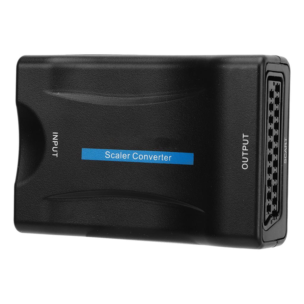 HD Мультимедийный Интерфейс в Scart Конвертер ABS Видео Адаптер Коробка для ТВ DVD-плеера