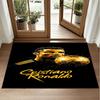 Cristiano Ronaldo Design Crystal Velvet Rug Soft Decorative Mat for Bedroom Entrance