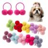 Double Fur Ball Hair Rope Set High Elasticity Hair Bands New Hair Scrunchies  For Kids Girls